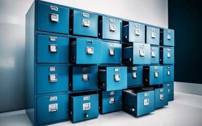 wall-blue-metal-filing-cabinets-with-word-lock-it